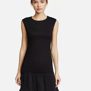 Rebecca Taylor Women's Size 0 Black Stacy Fit-&-Flare Flounce Dress NWT